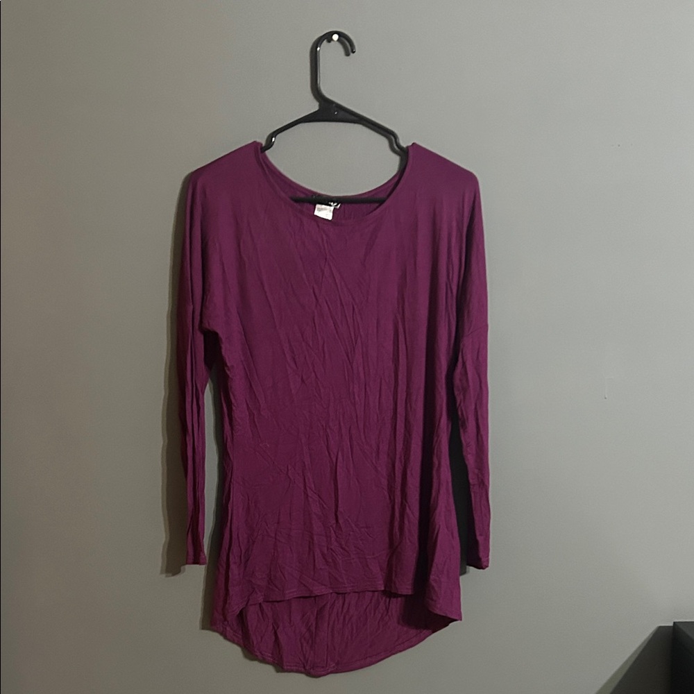 VENUS Deep Purple Long Sleeve Tunic